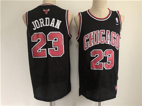 Men Chicago Bulls 23 Jordan Black Throwback 2021 Nike NBA Jersey On