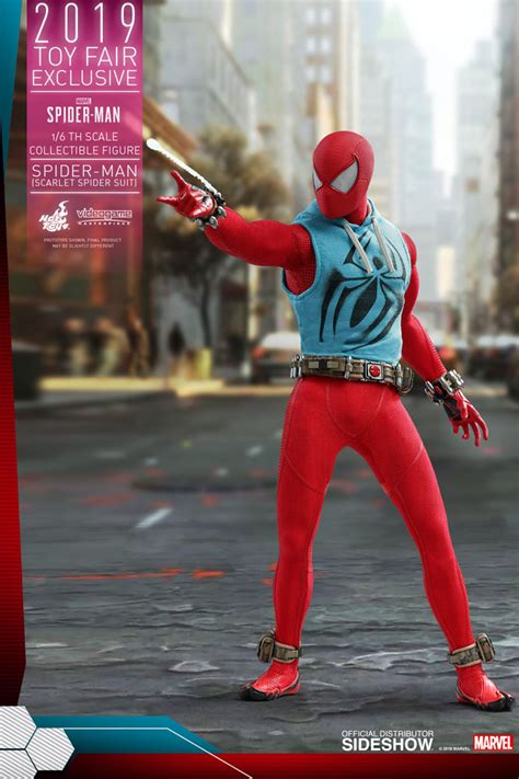 Marvel Spider Man Scarlet Spider Suit Sixth Scale Figure By Hot Toys Sideshow Collectibles