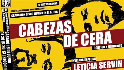 Contigo Y En Directo Cabezas De Cera