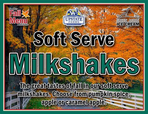 FALL MENU ADDITIONS | greenacresicecream