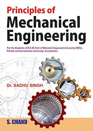 Principles Of Mechanical Engineering Mdu Ebook Singh Sadhu Amazon