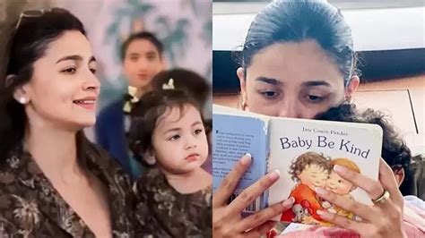 Alia Bhatt Cherishes Moments With Daughter Raha Reads Baby Be Kind