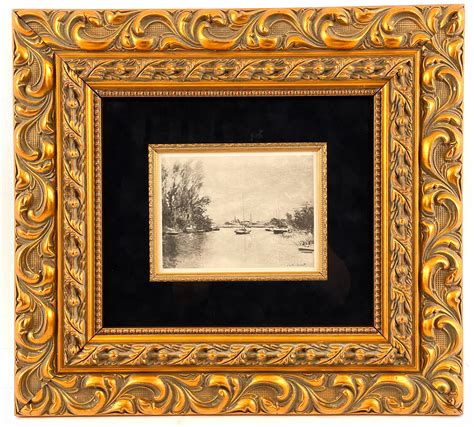 Lot CLAUDE MONET LA GARENNE BEZONS COPPER PLATE ENGRAVING