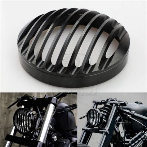 5 3 4 Black Headlight Grill Bezel Cover For Harley XL Sportster 04