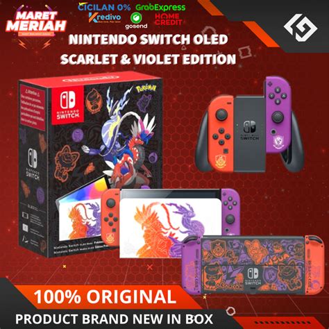 Promo Nintendo Switch Oled Pokemon Scarlet And Violet Edition Model