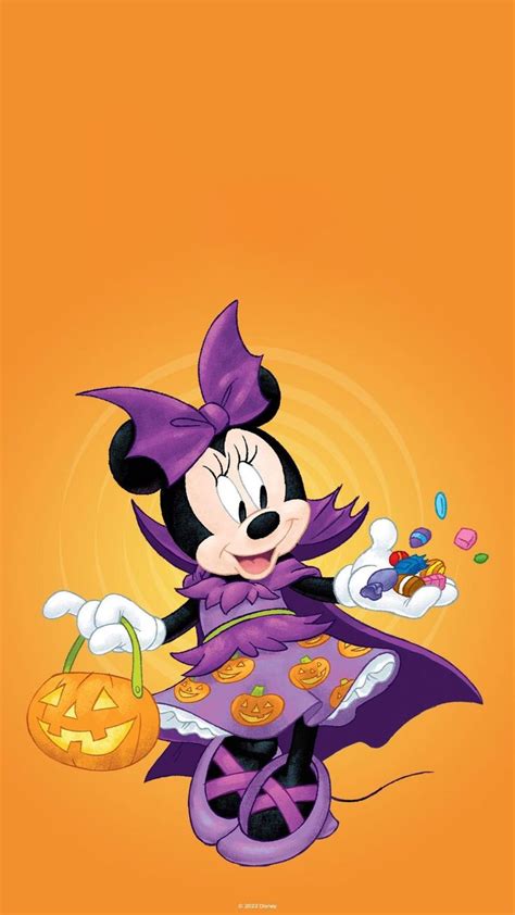 Minnie Mouse Disney Halloween Disney Wallpaper Halloween Wallpaper Cute Mickey Halloween