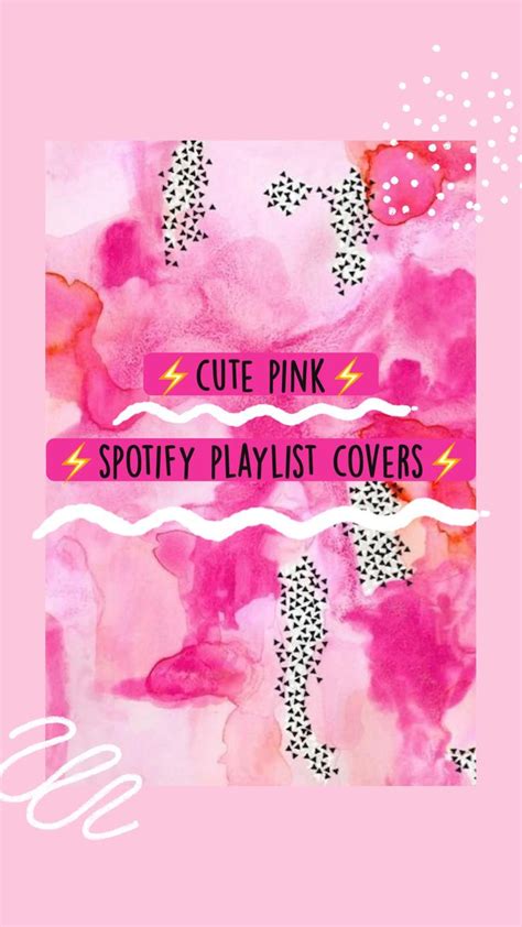 ⚡️cute Pink⚡️ ⚡️spotify Playlist Covers⚡️ In 2022 Cute Pink Spotify