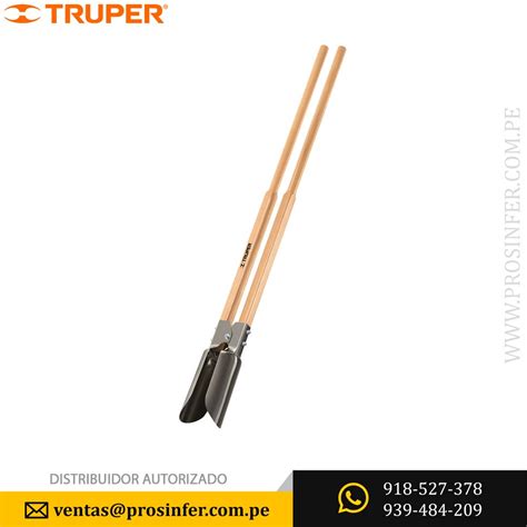 Cavador Truper 11973 Mango De Madera 45 114 Cm Distribuidor Prosinfer