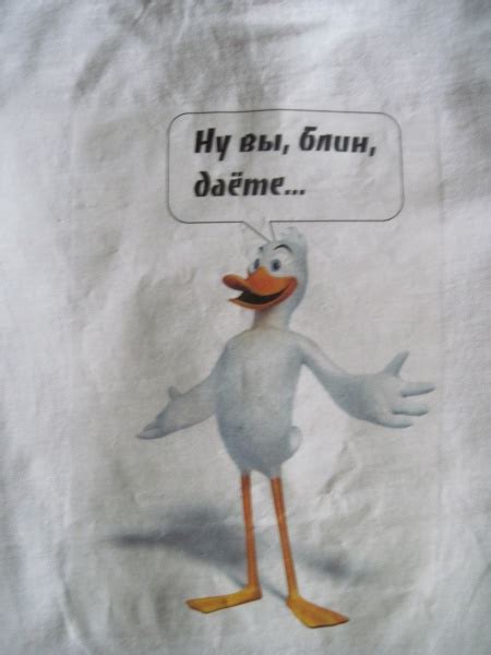 Футболка с прикольной уткой в дар (Киев). Дарудар