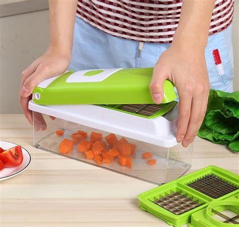 Nicer Dicer Plus Cortador Fatiador E Ralador De Legumes Verduras Frutas