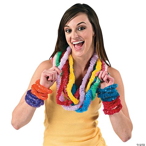 Bulk Plastic Lei Assortment 200 Pc Oriental Trading