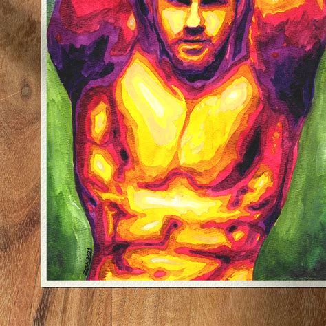 Homoerotic Drawings Gay Art Queer Artist Home Gifts For Etsy