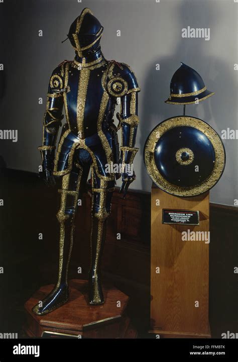 The Blue Gold Armour Of Maximilian II 1920x3520 R ArtefactPorn