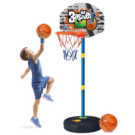 EP EXERCISE N PLAY Kids Adjustable Basketball Hoop Set - Walmart.com