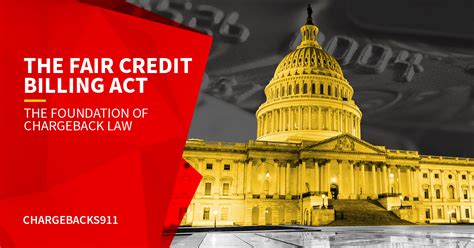 The Fair Credit Billing Act The Foundation Of Chargeback Law