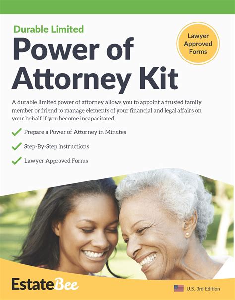 Durable Limited Power of Attorney Kit - Lawyer Approved Forms