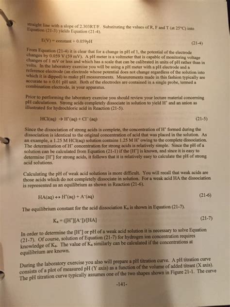 Solved pH measurement and pH titration curve. | Chegg.com 