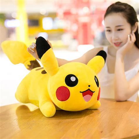 Cm Macio Pikachu Pel Cia Brinquedos Travesseiro Animais De