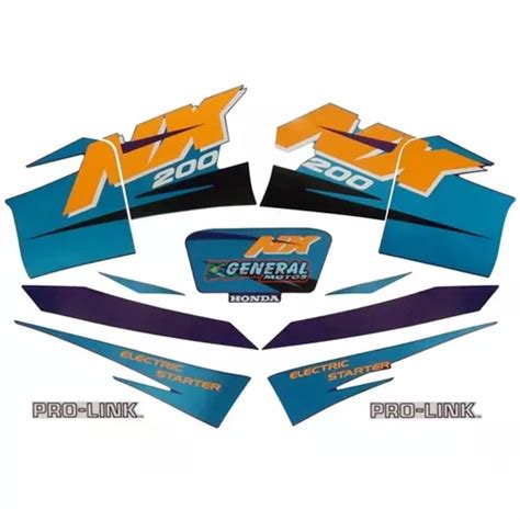 Plancha De Stickers Jotaesse Kit Adesivo Jogo Faixas Moto Honda Nx