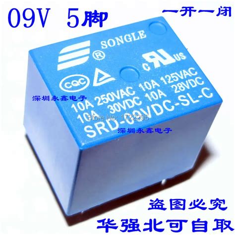 Free Shipping Pcs V Relay Pin Conversion Type Vac Srd Vdc Sl