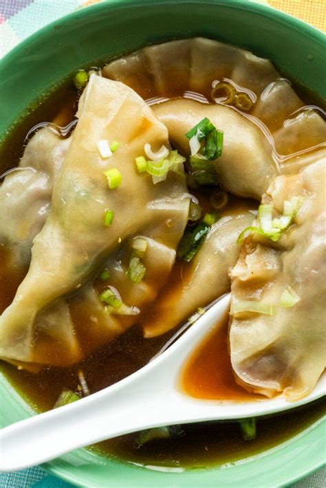 Beef and Mushroom Dumplings Soup (taste like soup dumplings ...