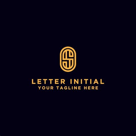 premium vector cool logo design  initials  vector