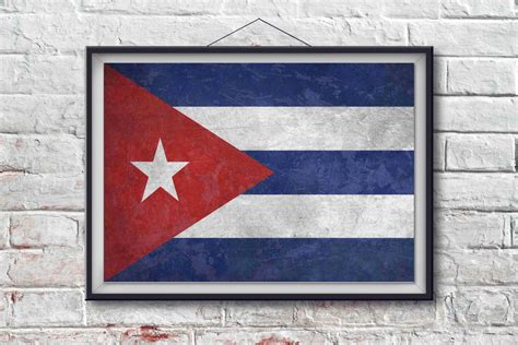 Cuban Flag Print Cuban Poster Cuban Flag Art Cuban Art | Etsy