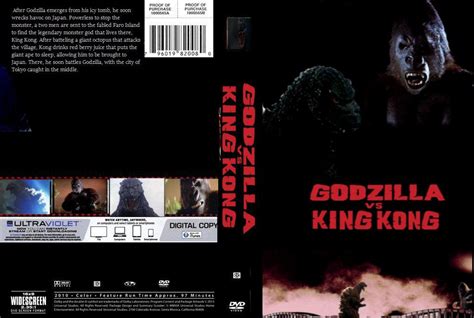 Godzilla vs King Kong DVD cover by SteveIrwinFan96 on DeviantArt