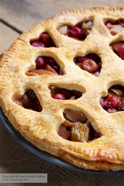 Rhubarb and Red Gooseberry Pie – Vegalicious Recipes