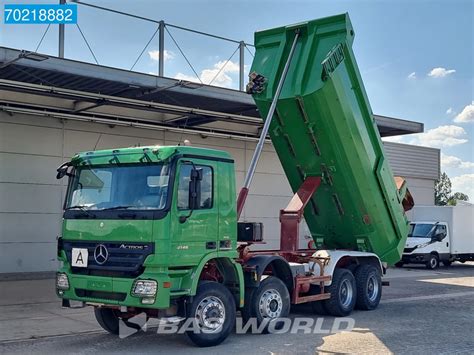 Mercedes Benz Actros 4146 8x6 Manual 15m3 Tipper Hydraulik Euro 5