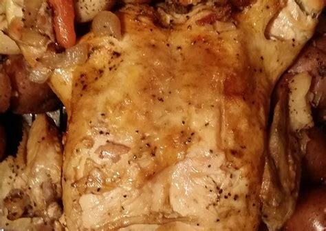 Steps To Cook Yummy Fall Off The Bone Roasted Chicken Slow Cooker Or