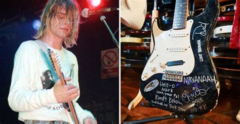 Gitar Rosak Milik Kurt Cobain Berjaya Dijual RM2 7 Juta