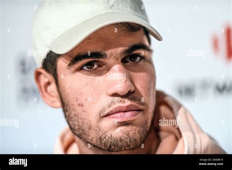 Carlos Alcaraz (Spain) during press conference. Argentina Open 2023 ...