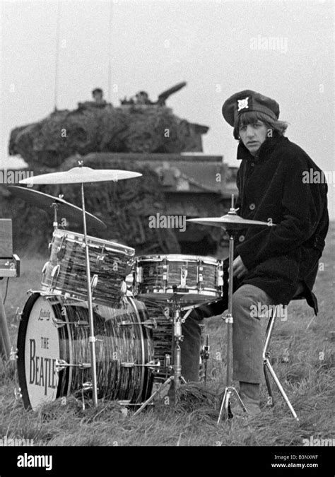 Ringo Starr Playing Drums