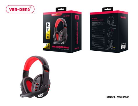 Gaming Headset Wireless (VD-HP005) - VEN-DENS ACCESSORIES LTD