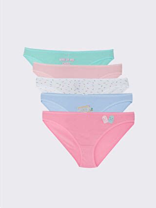 Printed Bikini Briefs 5 Pack S3CD57Z8 QYD LC Waikiki