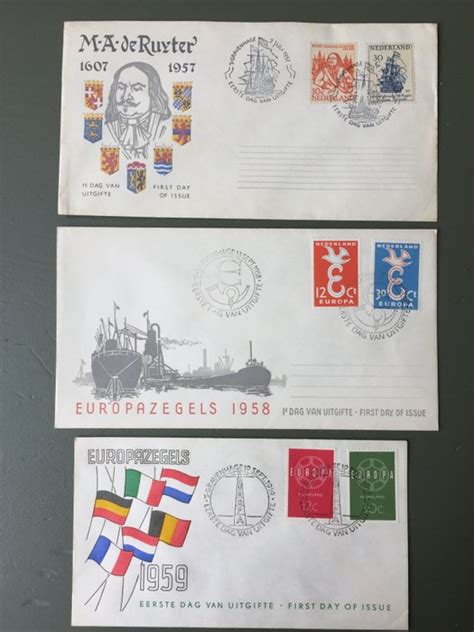 Países Bajos 1957 2001 FDCs between NVPH E30 and E446 Catawiki