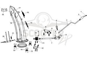 Двигатель. Деталировка снегоуборщика CHAMPION (Чампион, Чемпион ...