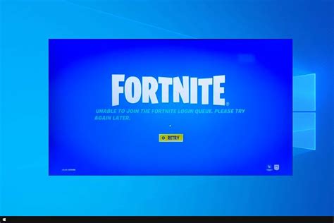 No se puede unir a la cola de inicio de sesión Fortnite cómo superar