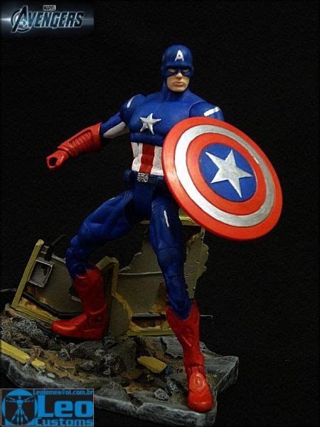 Captain America Avengers Movie Marvel Legends Custom Action Figure