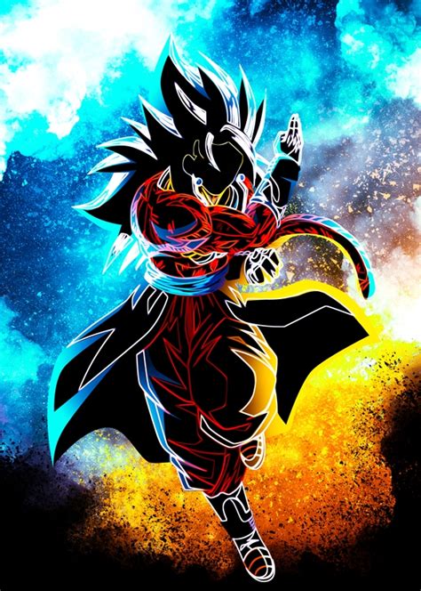 Soul Of Goku Super Saiyan Posters And Prints By Misandi Printler