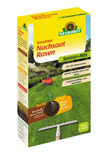 Neudorff TerraVital Nachsaat für traumhaft dichten Rasen Gabot de