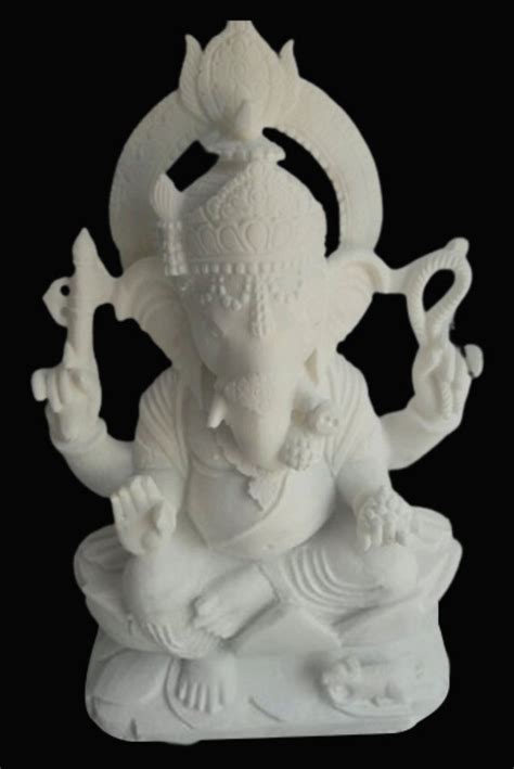 4feet White Marble Ganesh Statue At Rs 15000 Gokulpura Jaipur Id