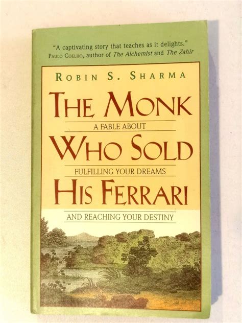 The Monk Who Sold His Ferrari Book By Robin S Sharma Hobbies And Toys Books And Magazines