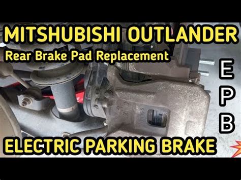 Mitsubishi Outlander Rear Brake With E Brake On Caliper Brake Pad