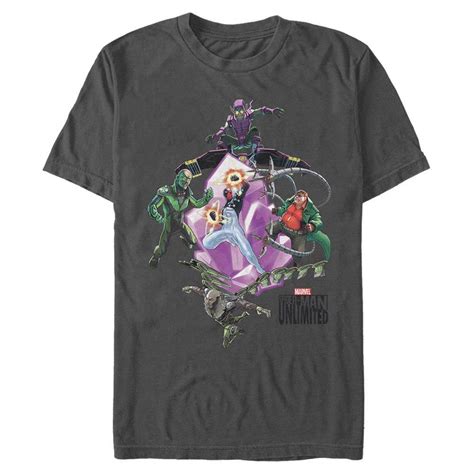 Hot Topic Marvel Spider Man Game Venom Transformation T Shirt