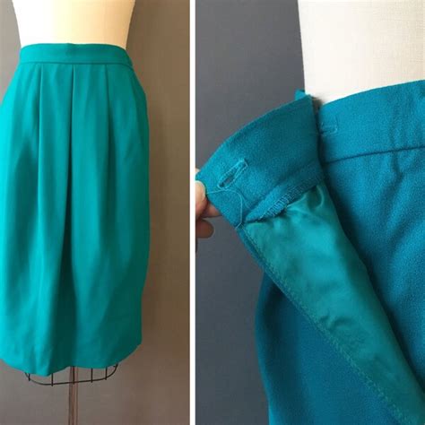 Seafoam Green Skirt Etsy