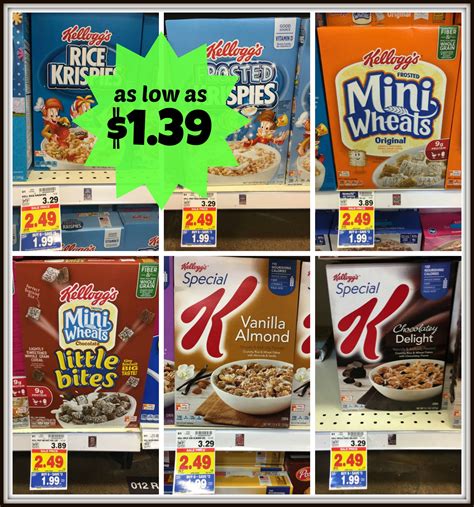 Kelloggs Cereals As Low As With Kroger Mega Event Kroger Krazy