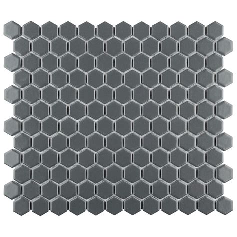 Elitetile Retro Hex X Porcelain Honeycomb Mosaic Wall Floor