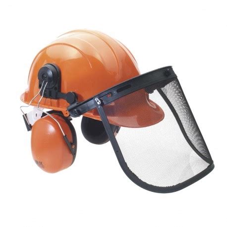 Casco Motosega Protezione Con Cuffie E Visiera Ce Simile A Stihl